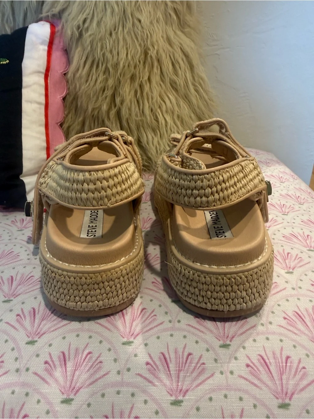 Steve Madden Women's Bigmona platform footbed sandals Size 6